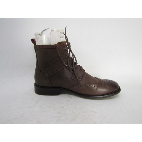 Sebago Mens Size 7 M Brown Leather Lace Up Long Wing Ankle Boots main image 9